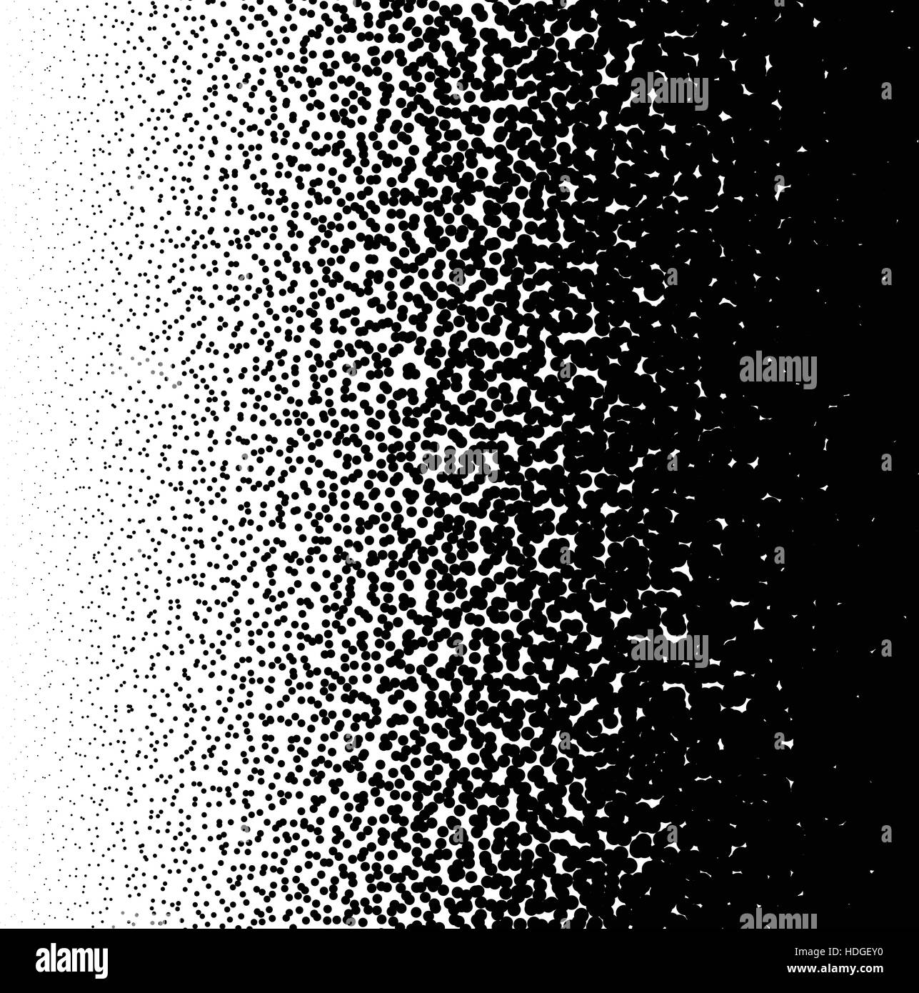 Random circles pattern. Halftone pattern, halftone gradient with random