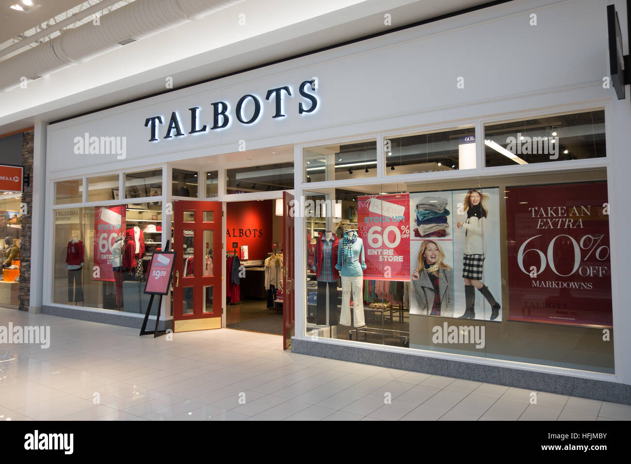 talbots store Stock Photo Alamy