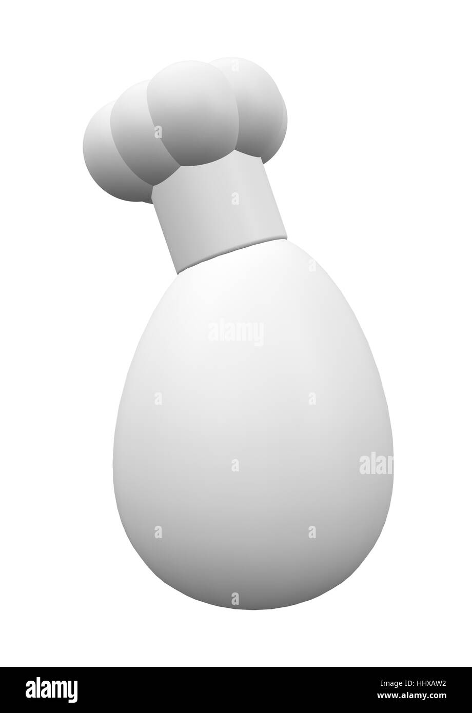 egg with chef hat Stock Photo Alamy