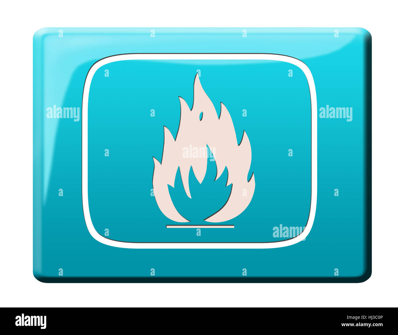 fire hazard button Stock Photo Alamy