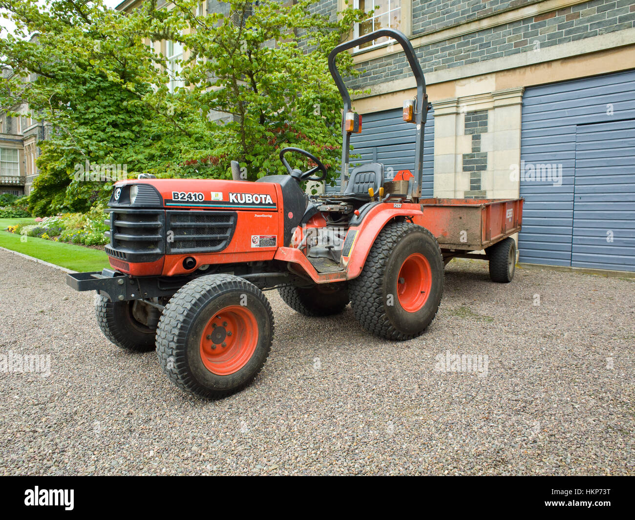 Small Tractor Kubota B2410 Stock Photo Alamy