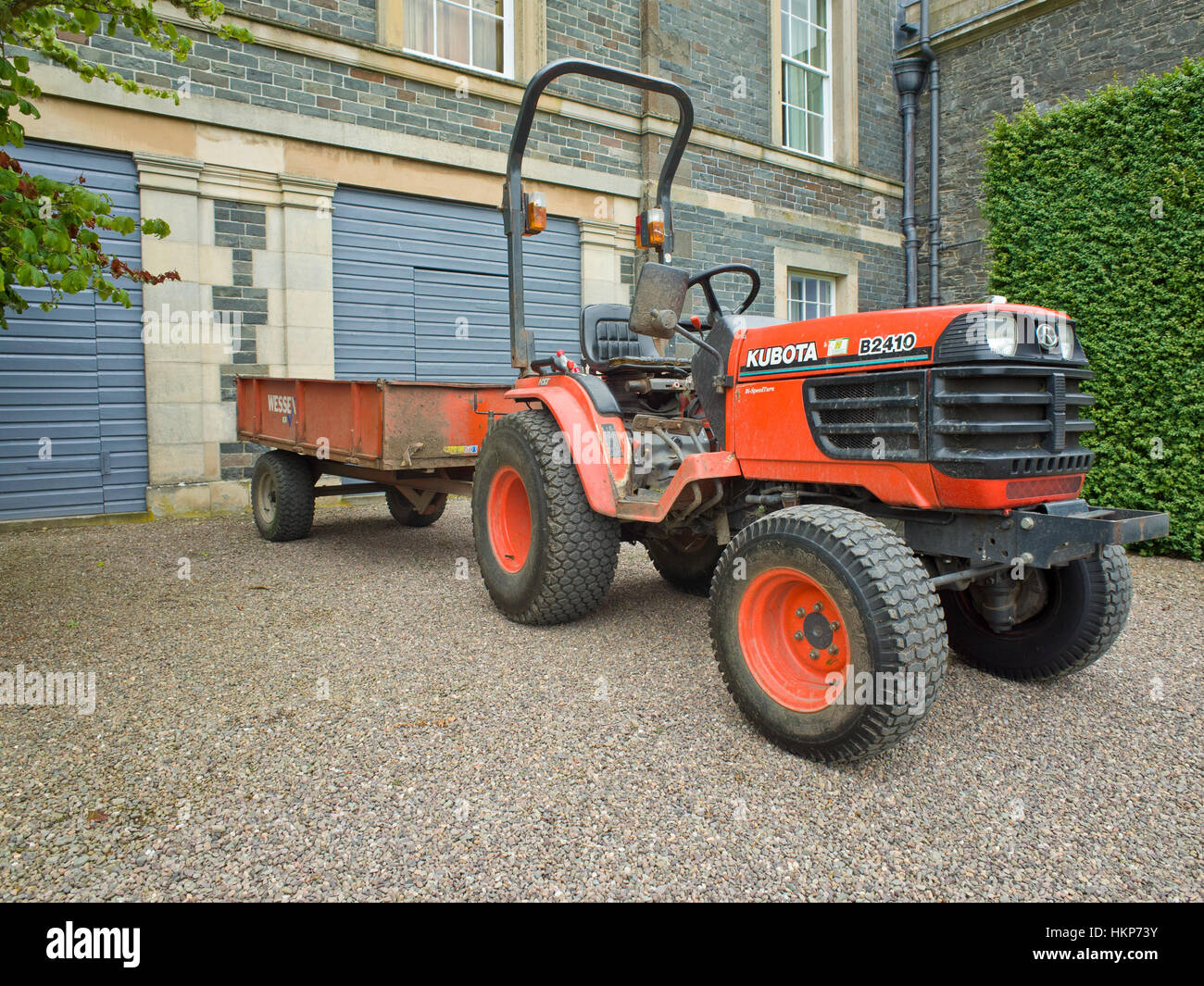 Small Tractor Kubota B2410 Stock Photo Alamy