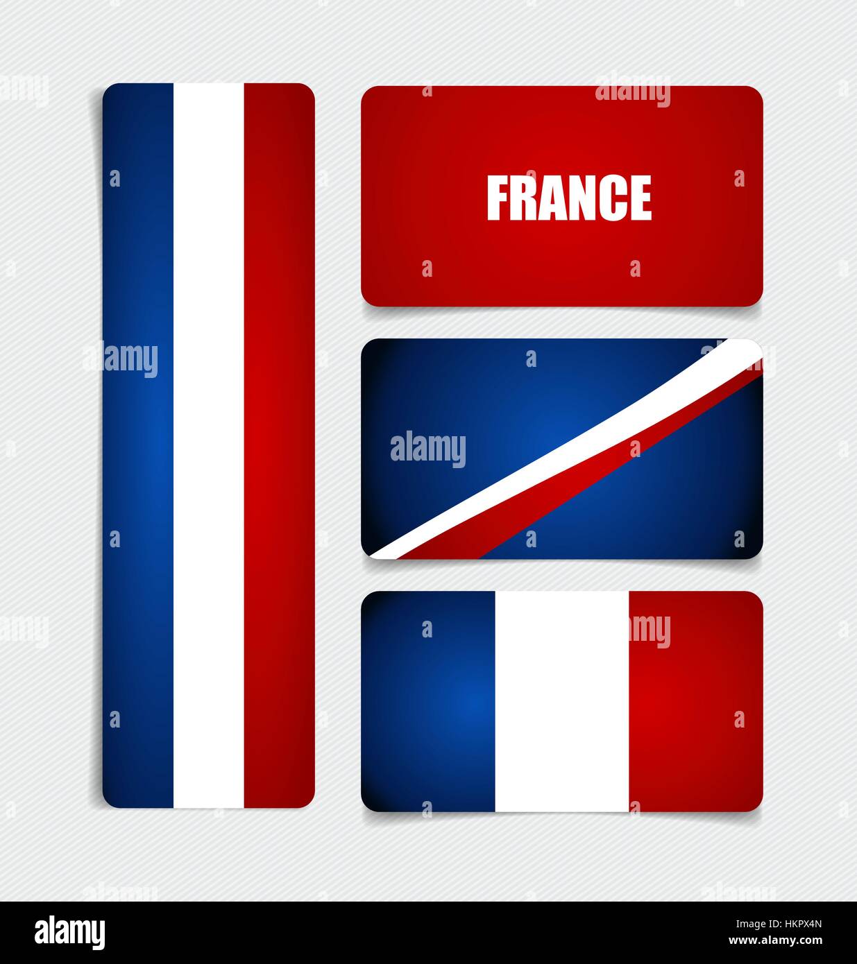 France, Flags concept design. Vector illustration Stock Vector Image