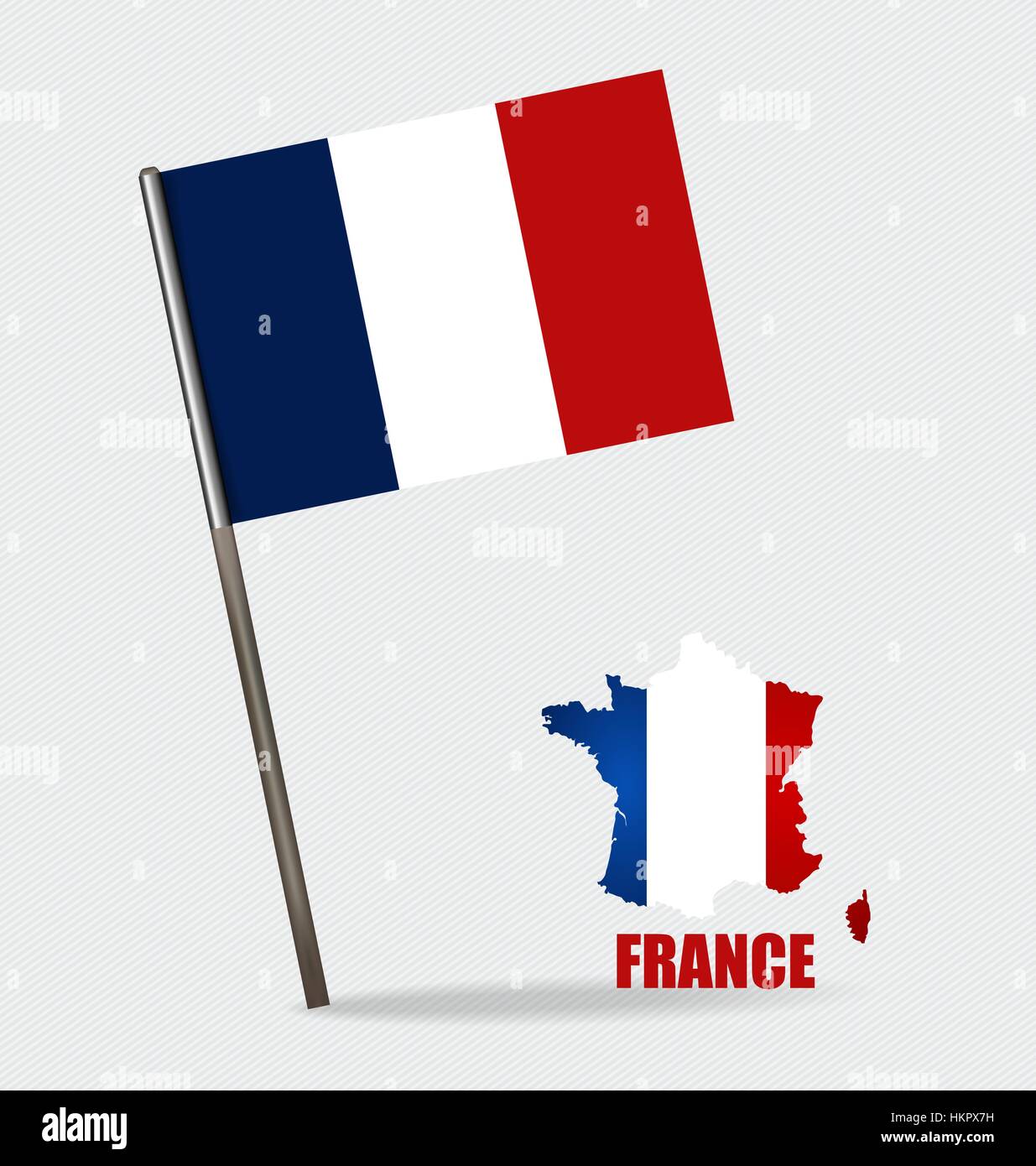 France, Flags concept design. Vector illustration Stock Vector Image