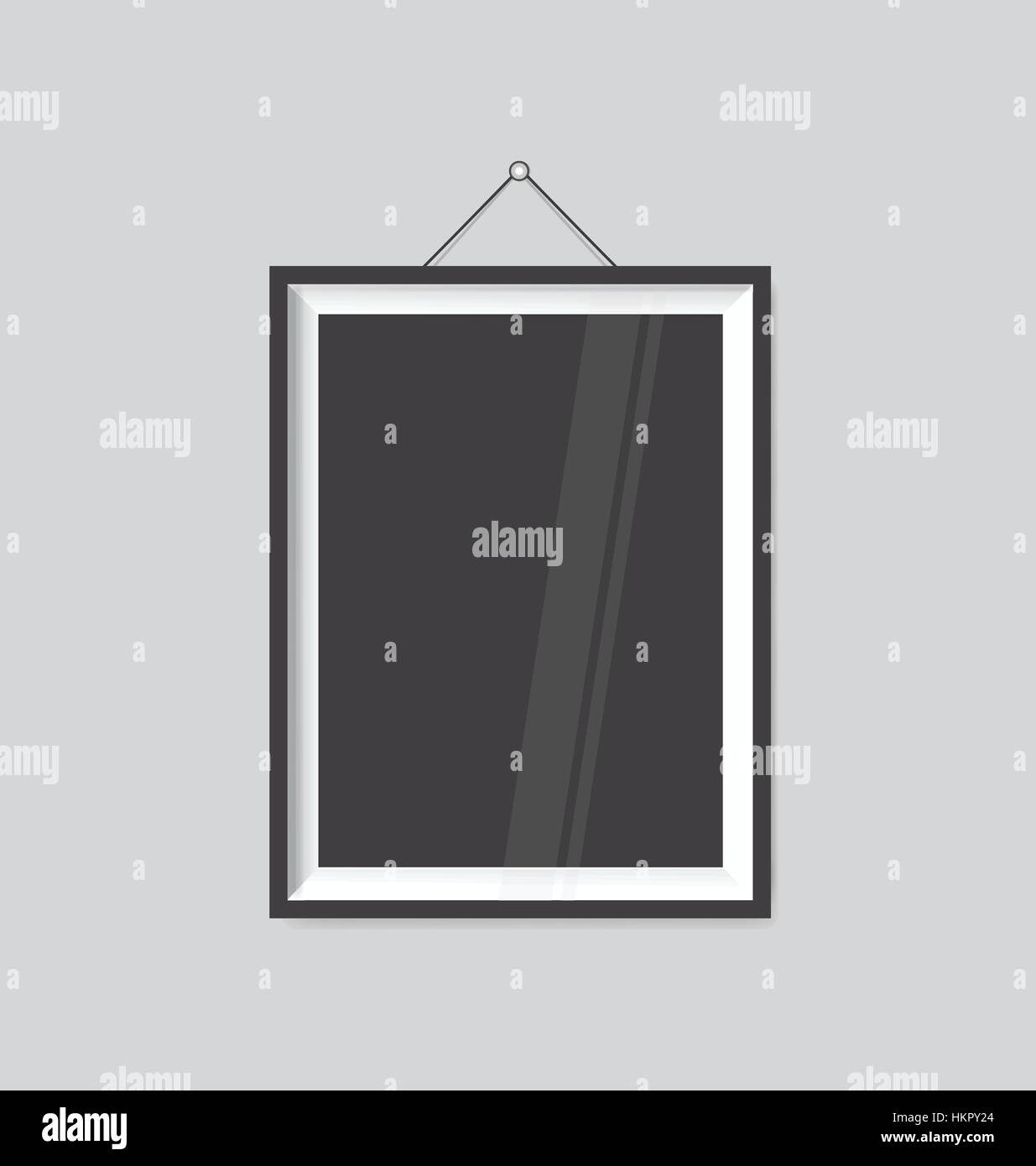 Modern frames on the wall, vector illustration Stock Vector Image & Art Alamy