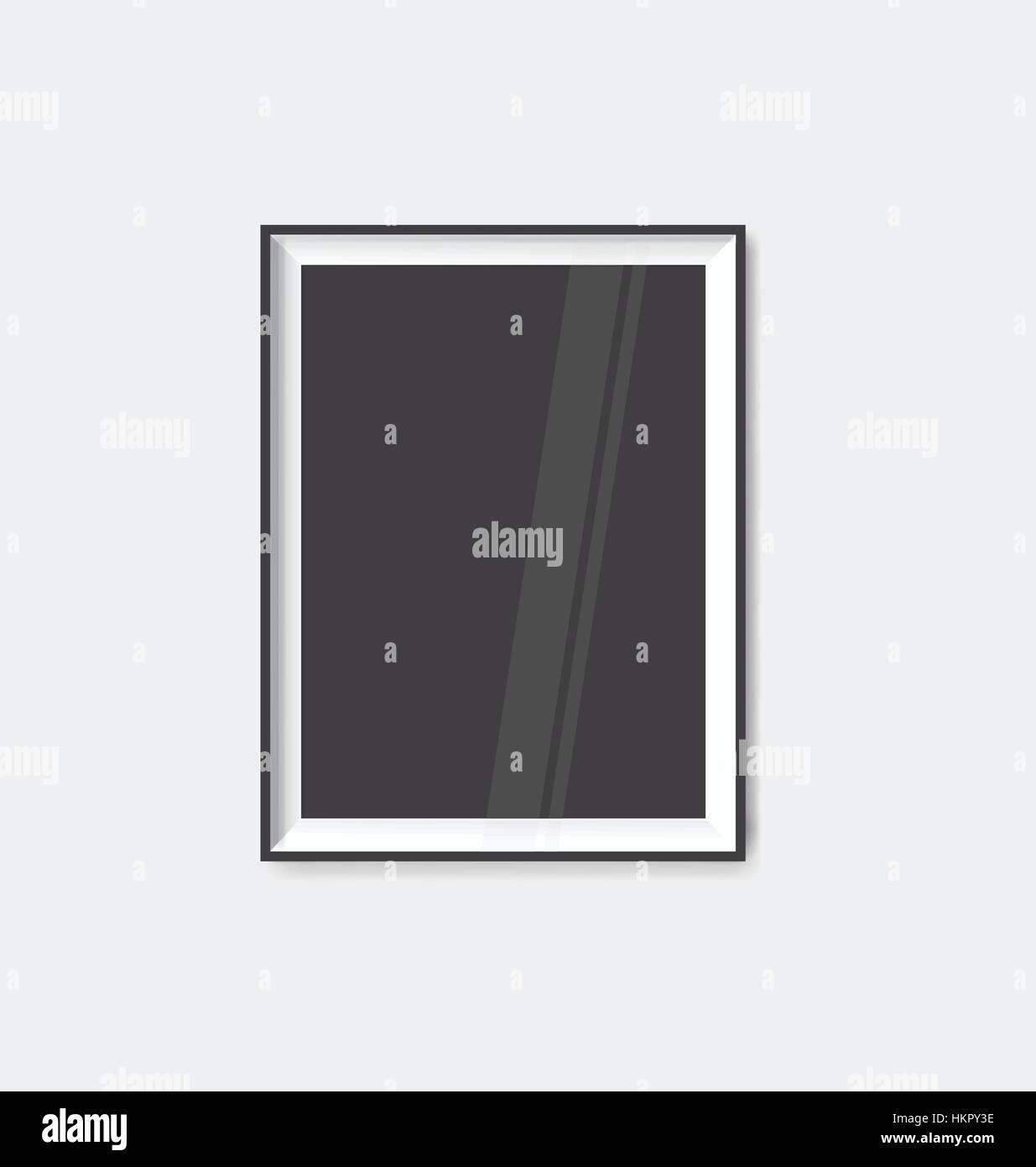 Modern frames on the wall, vector illustration Stock Vector Image & Art Alamy