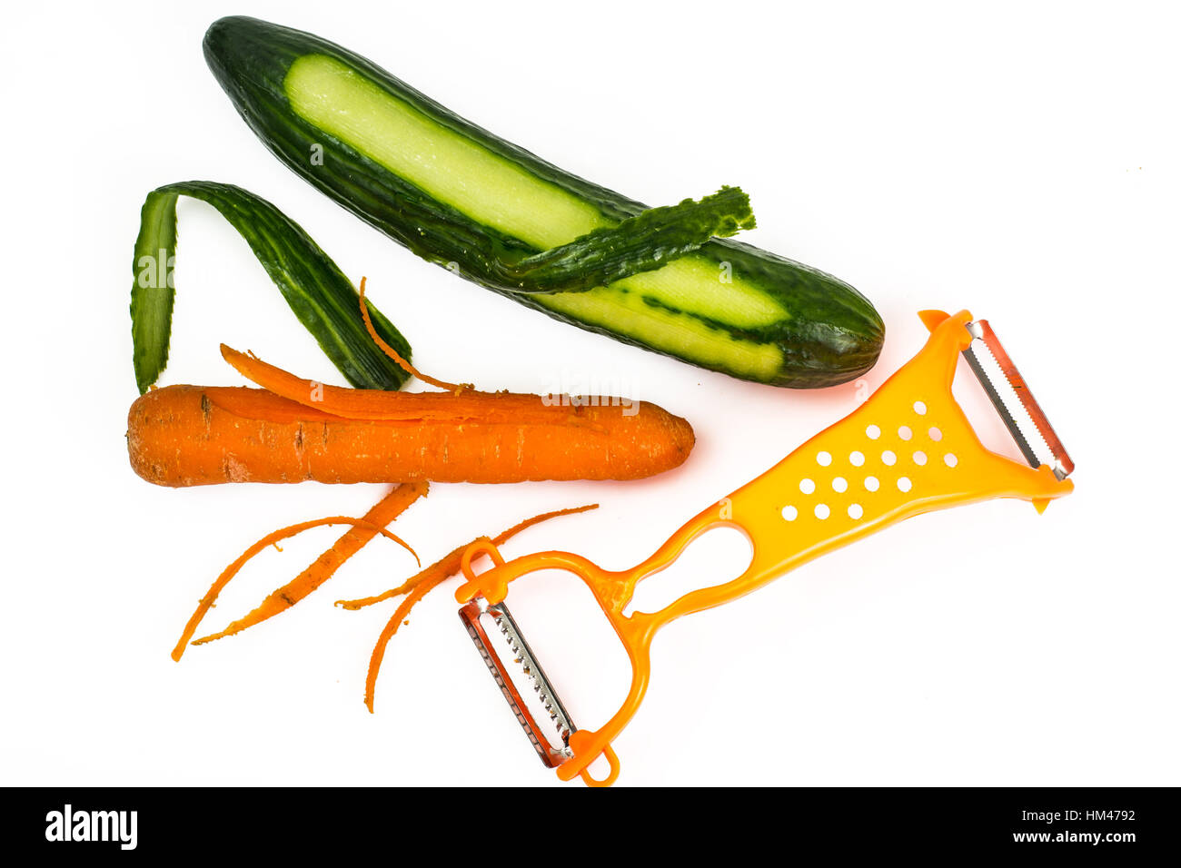 Plastic orange peeler Stock Photo Alamy