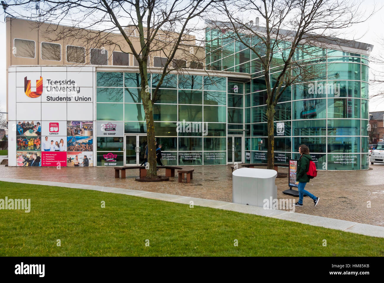Teesside University Middlesbrough Campus Students Union Building Stock