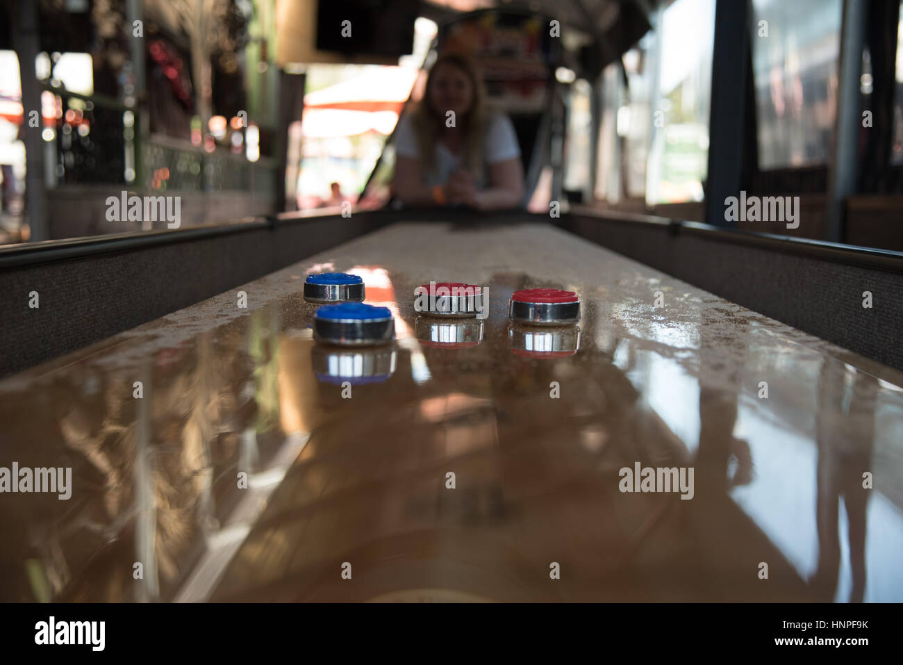 Shuffleboard Stock Photo Alamy