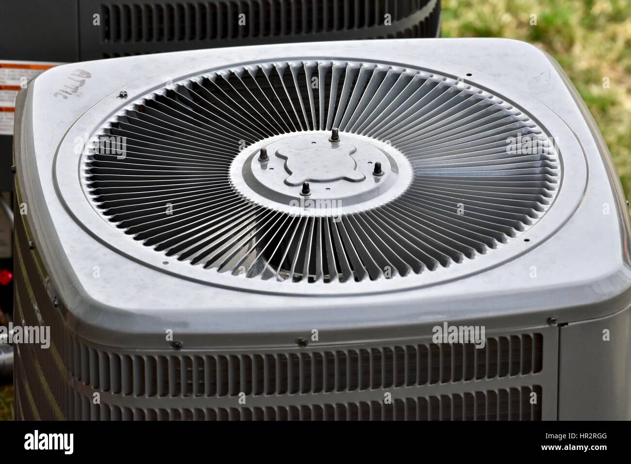 Outside AC unit Stock Photo Alamy