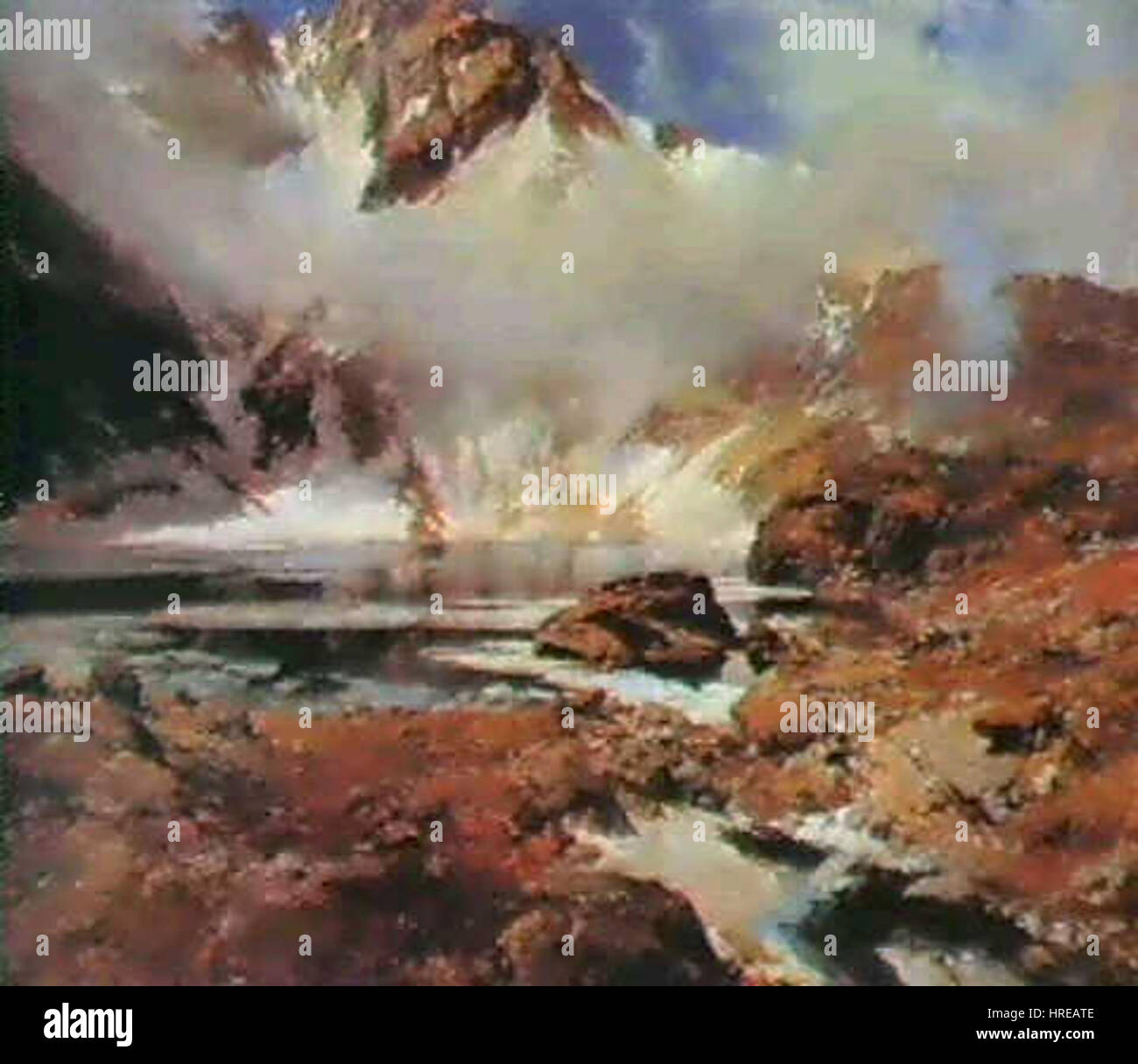 Compton, An alpine lake Stock Photo Alamy