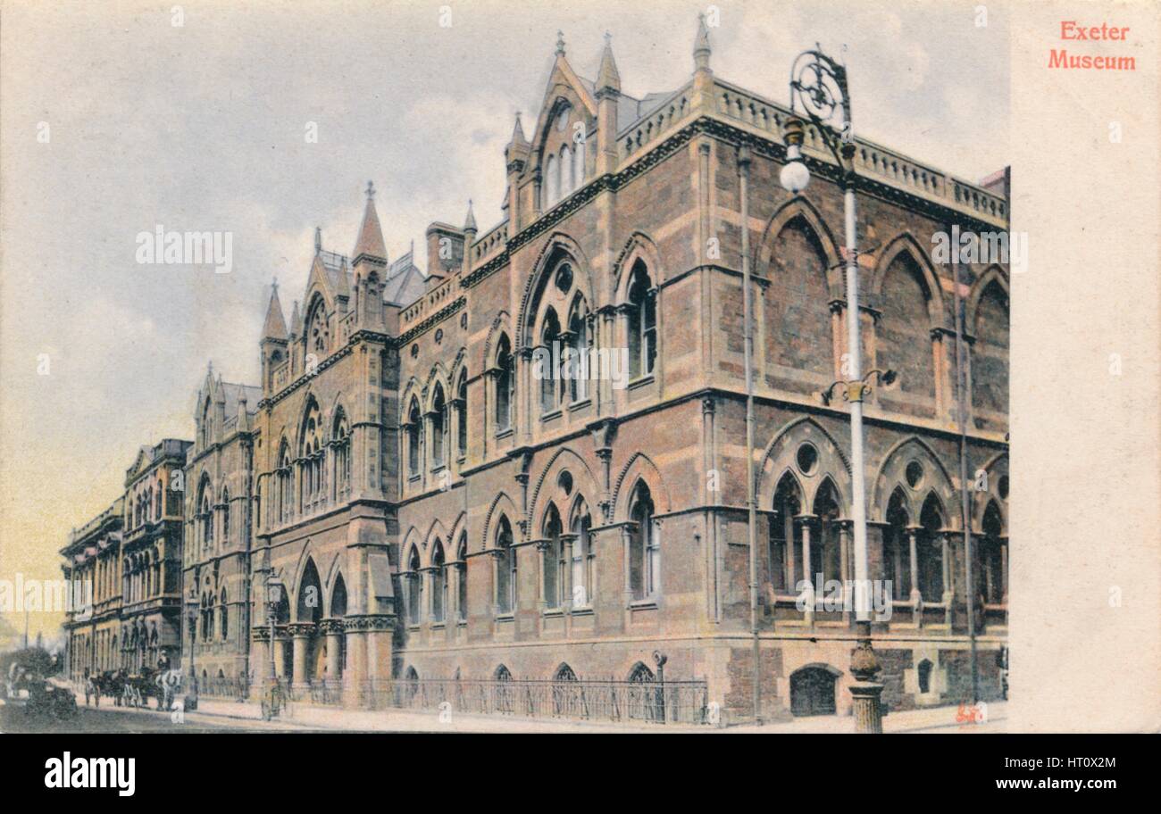 Exeter Museum, Devon, c1905. Artist Unknown Stock Photo Alamy