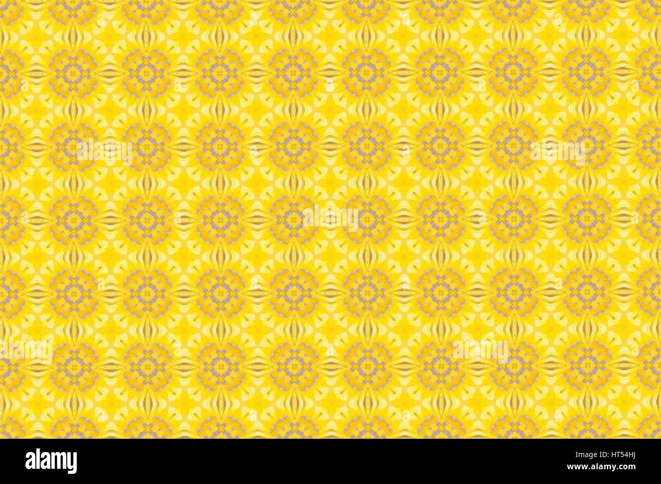 Abstract yellow flower pattern background Stock Photo Alamy