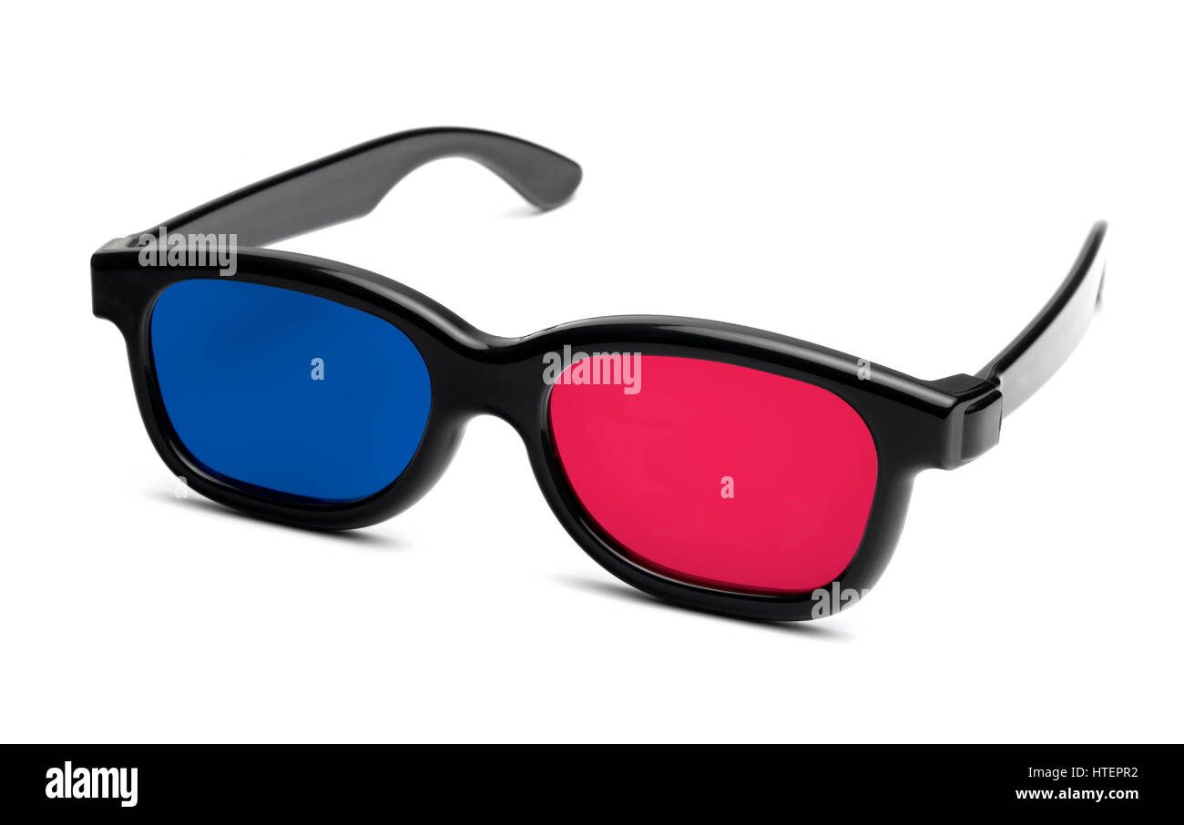 Isolated 3d Cinema Glasses Stock Photo Alamy