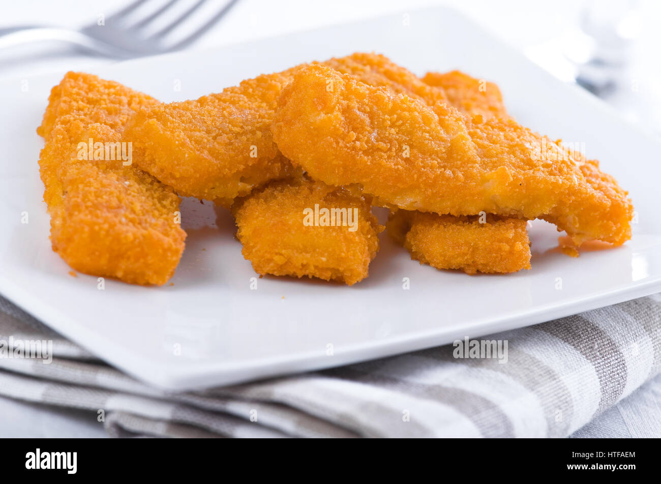 Fried fish sticks Stock Photo Alamy