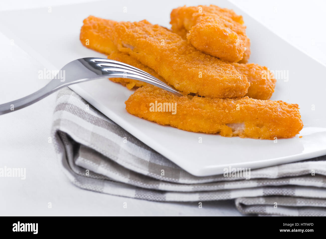 Fried fish sticks Stock Photo Alamy