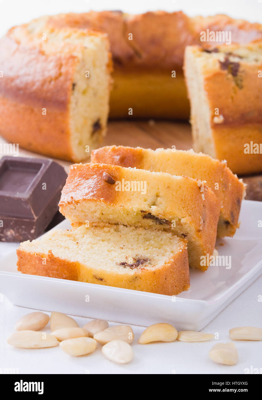 Ringshaped cake Stock Photo Alamy