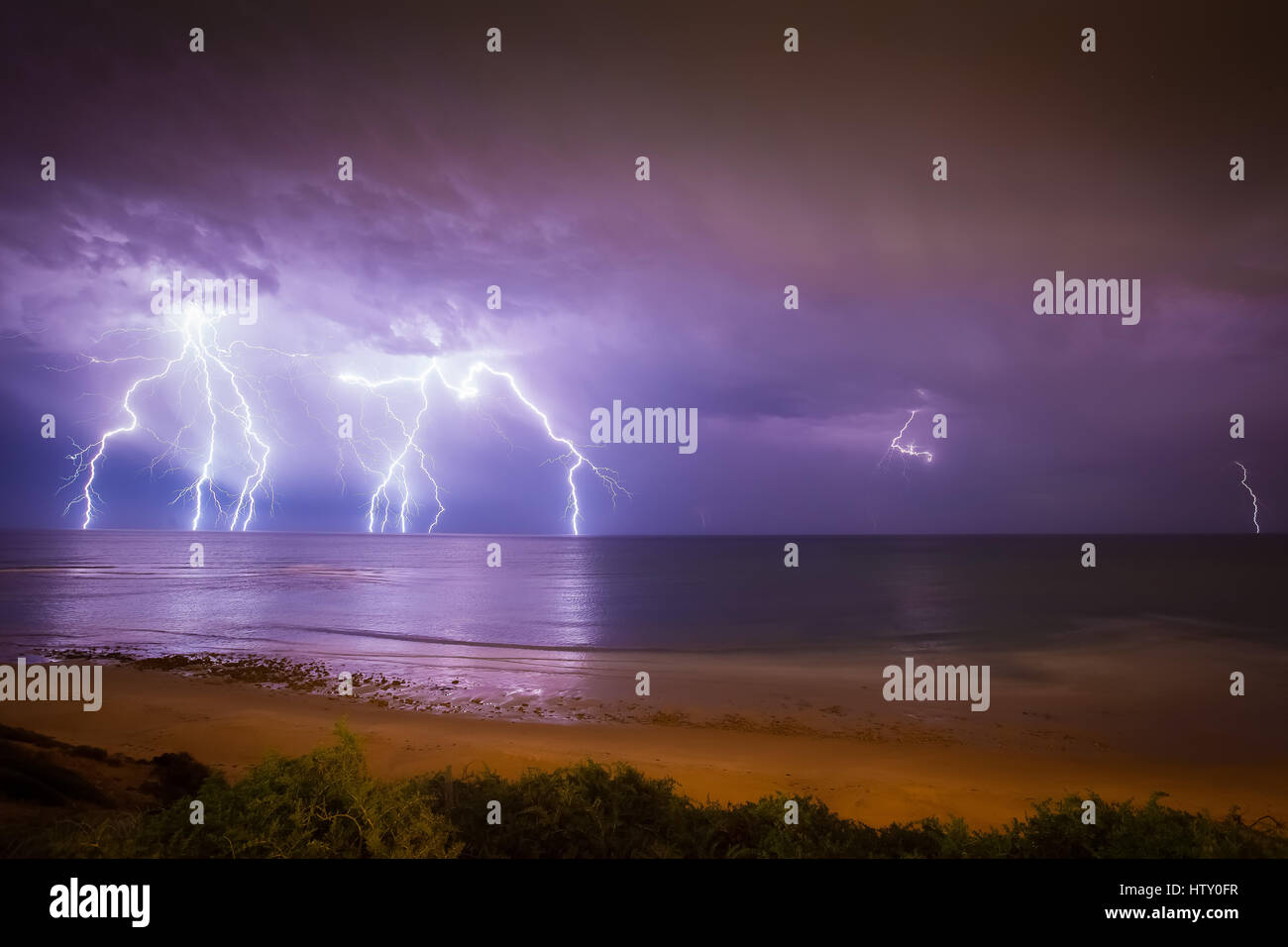 Lightning Australia Stock Photo Alamy
