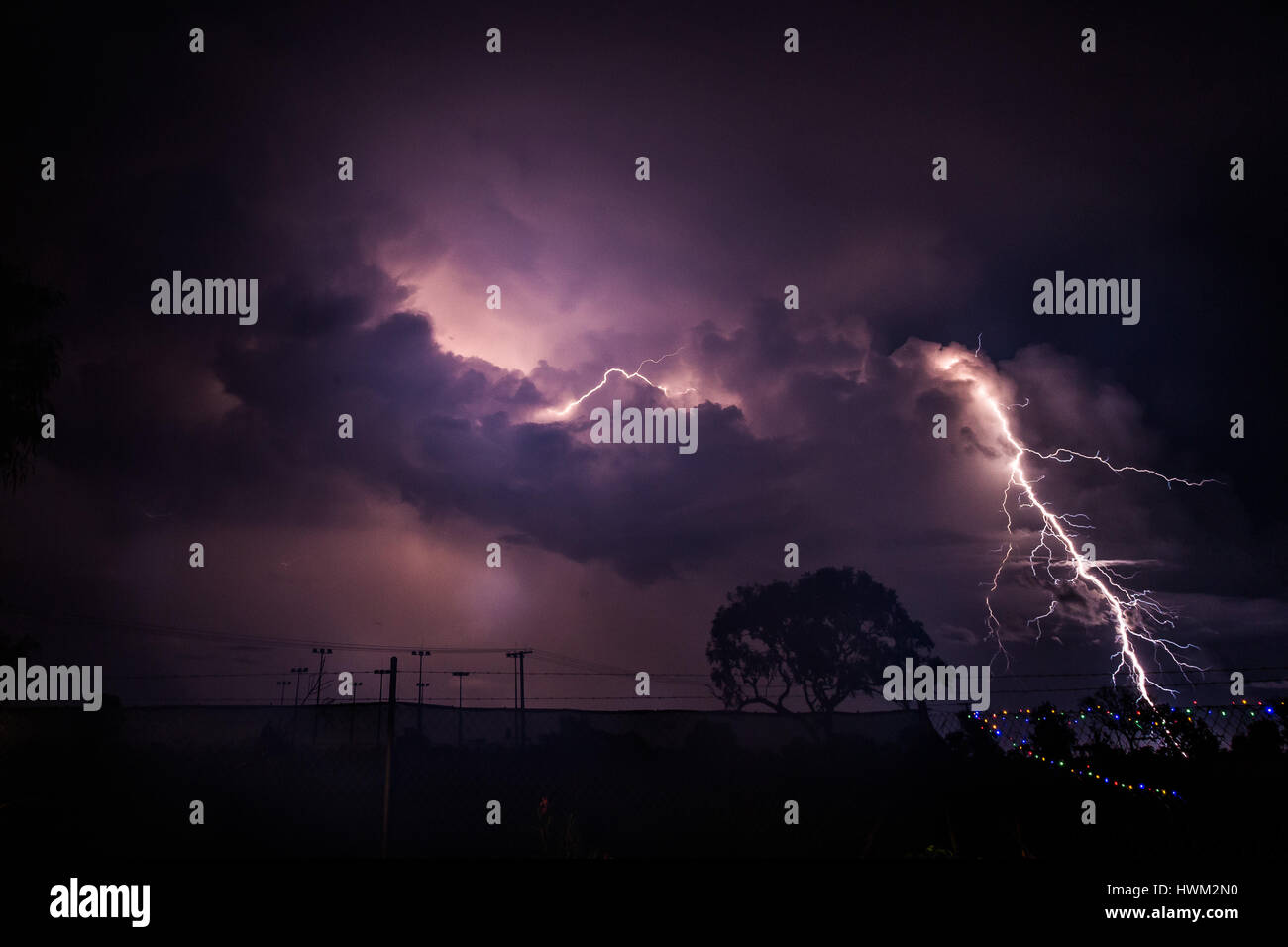 Lightning Australia Stock Photo Alamy