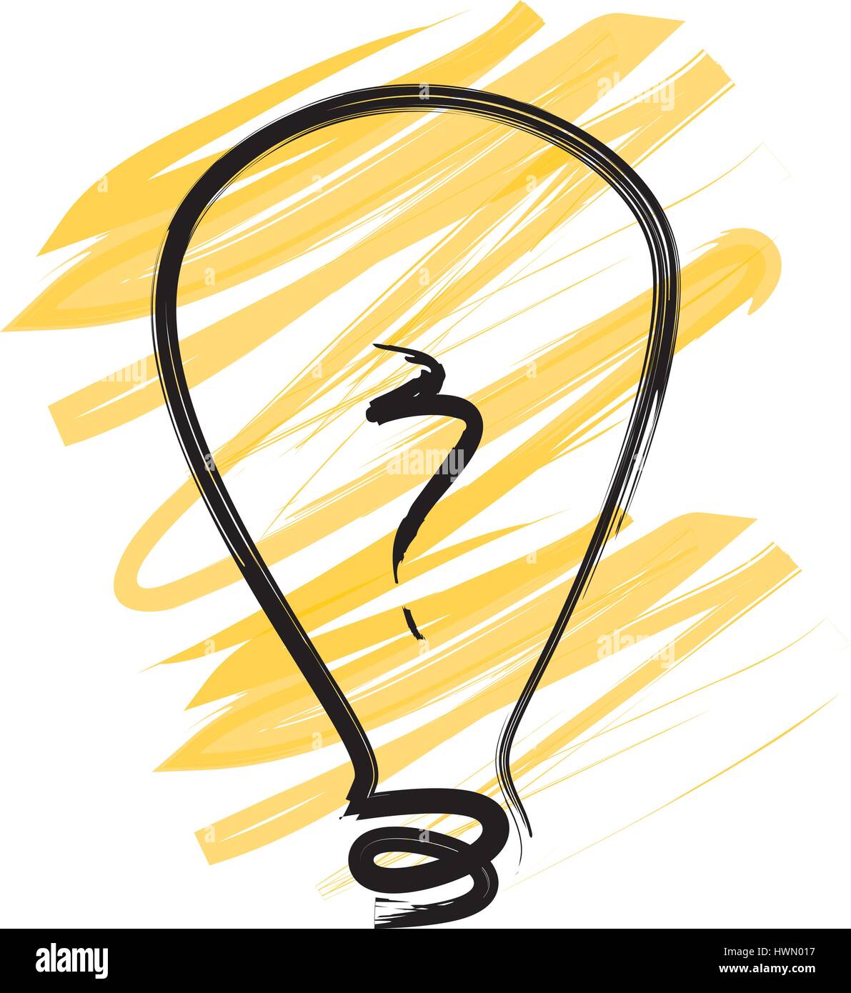 bulb vector drawing Stock Vector Image & Art Alamy