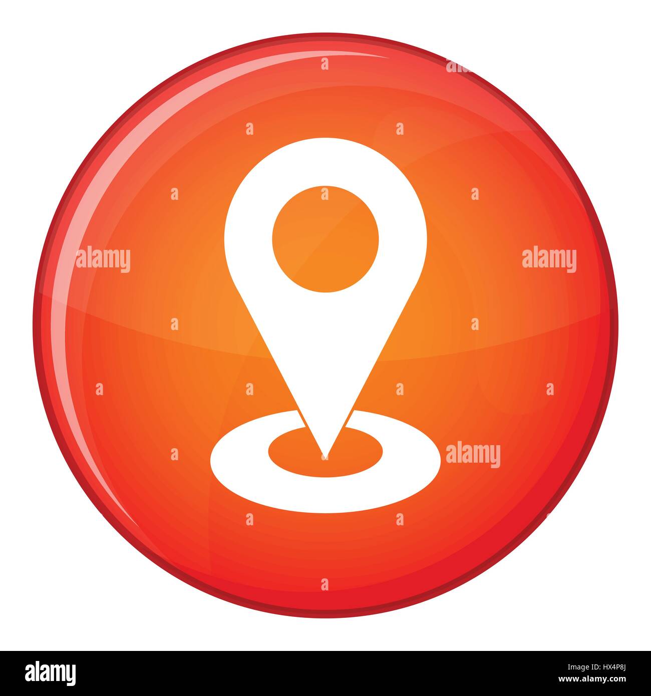 Map circle pointing Cut Out Stock Images & Pictures Alamy