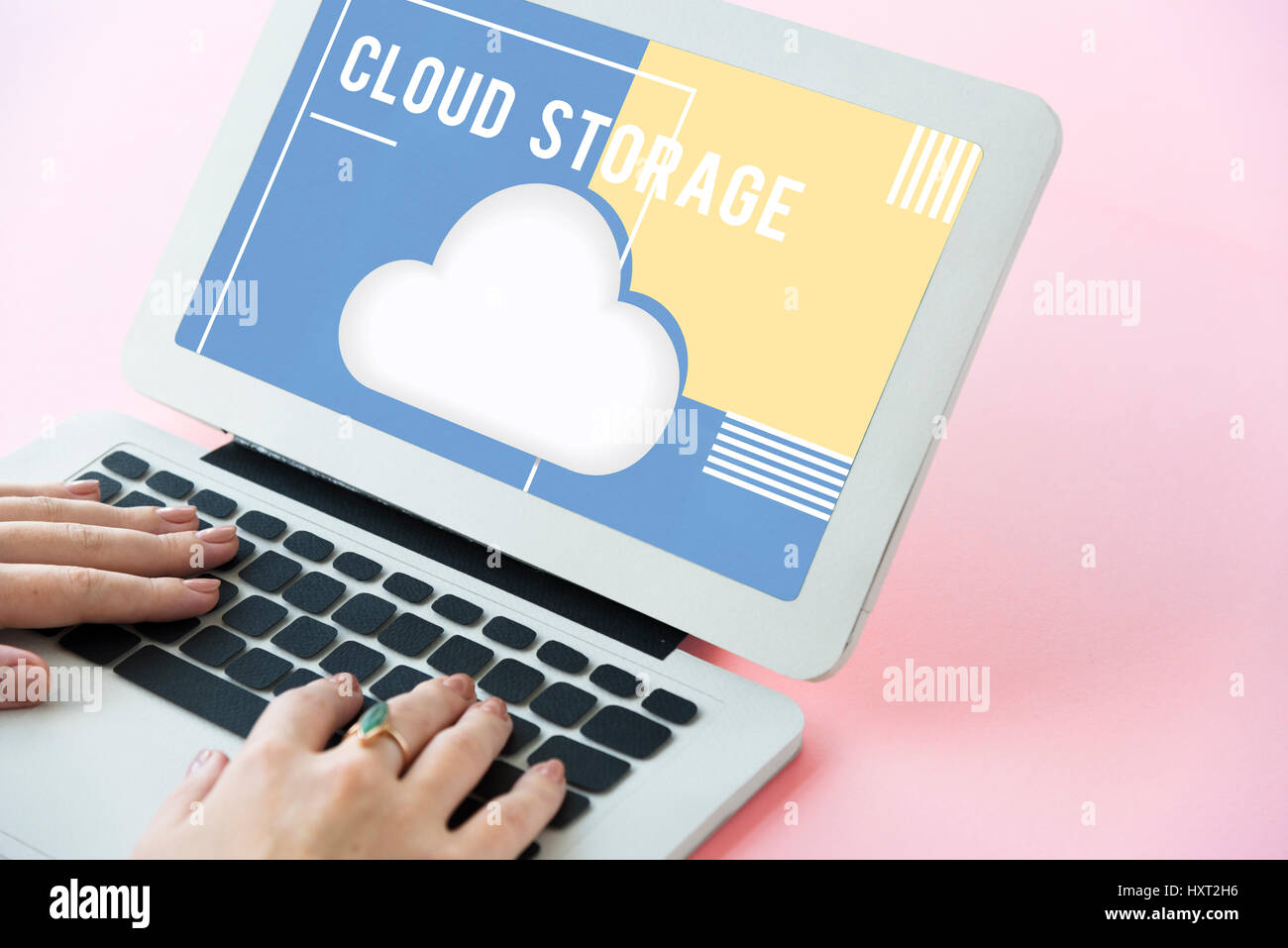 Download Network Sync Cloud Storage Stock Photo Alamy