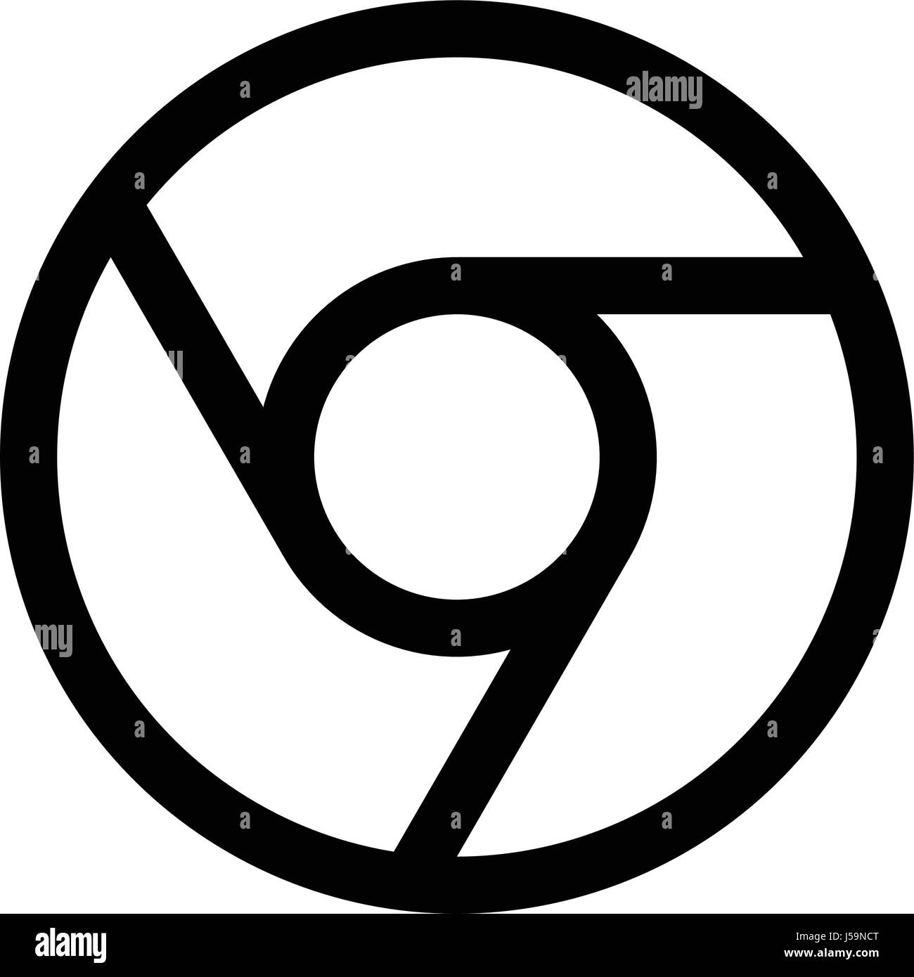 Black And White Google Chrome Icon Leenshayunks