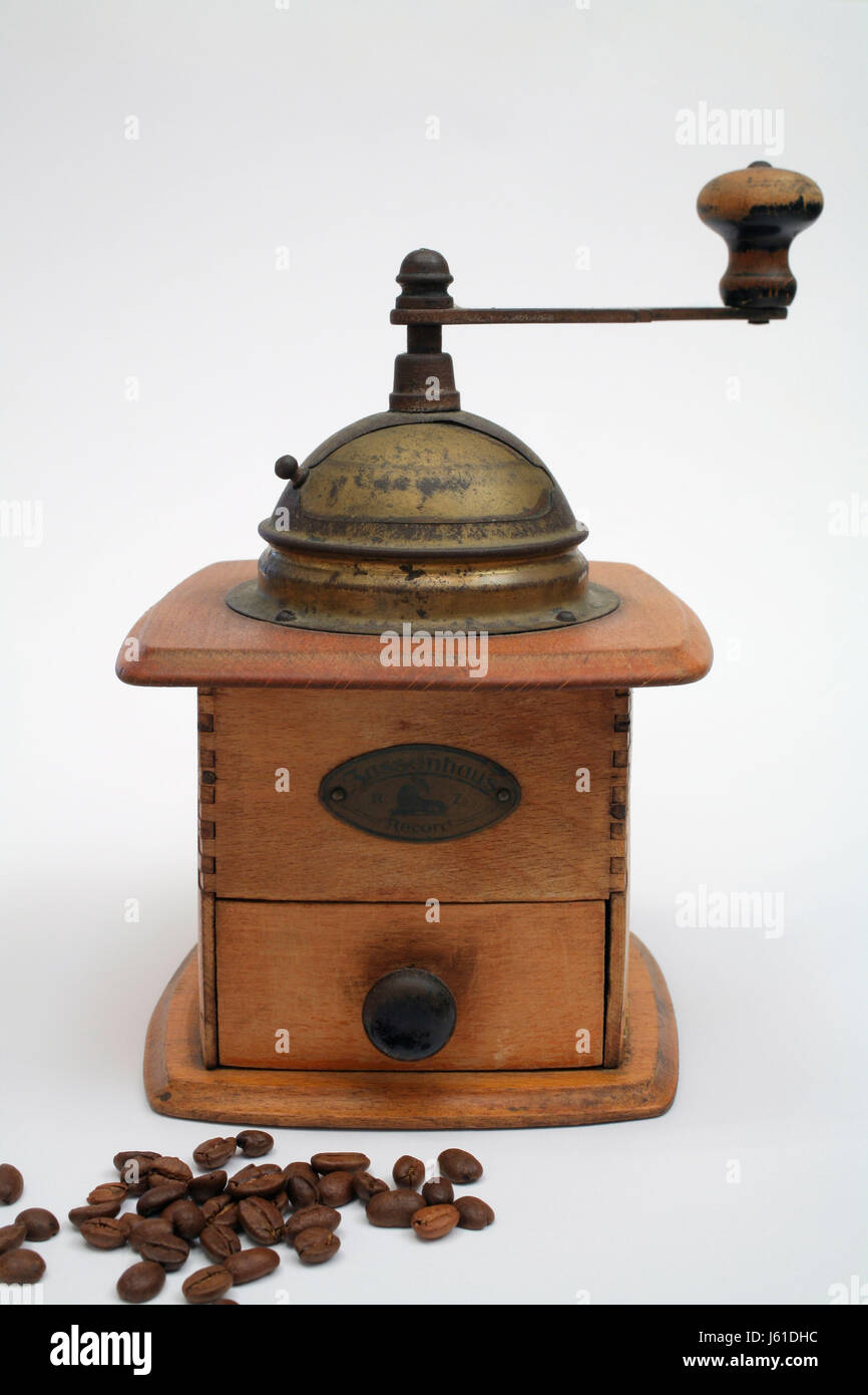 old coffee mill Stock Photo Alamy