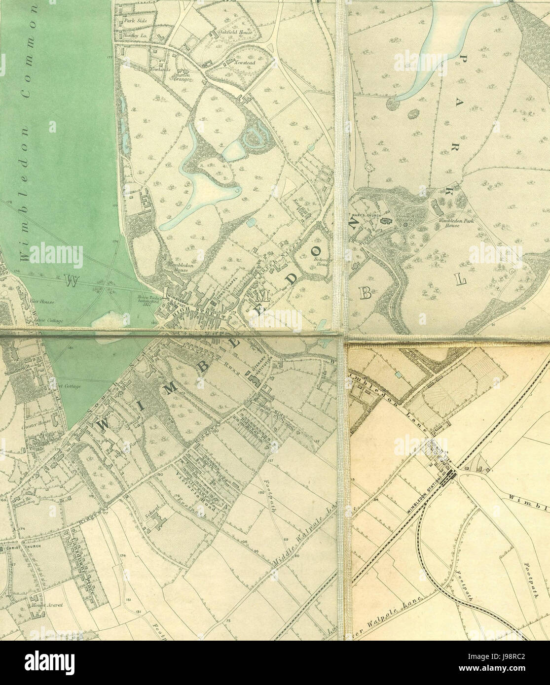 Map of wimbledon hires stock photography and images Alamy