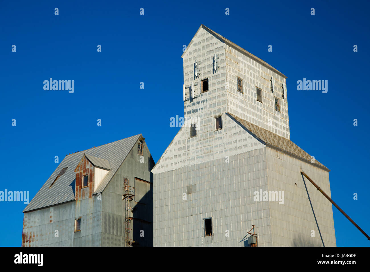 Grain elevator, Mount Angel, Oregon Stock Photo Alamy