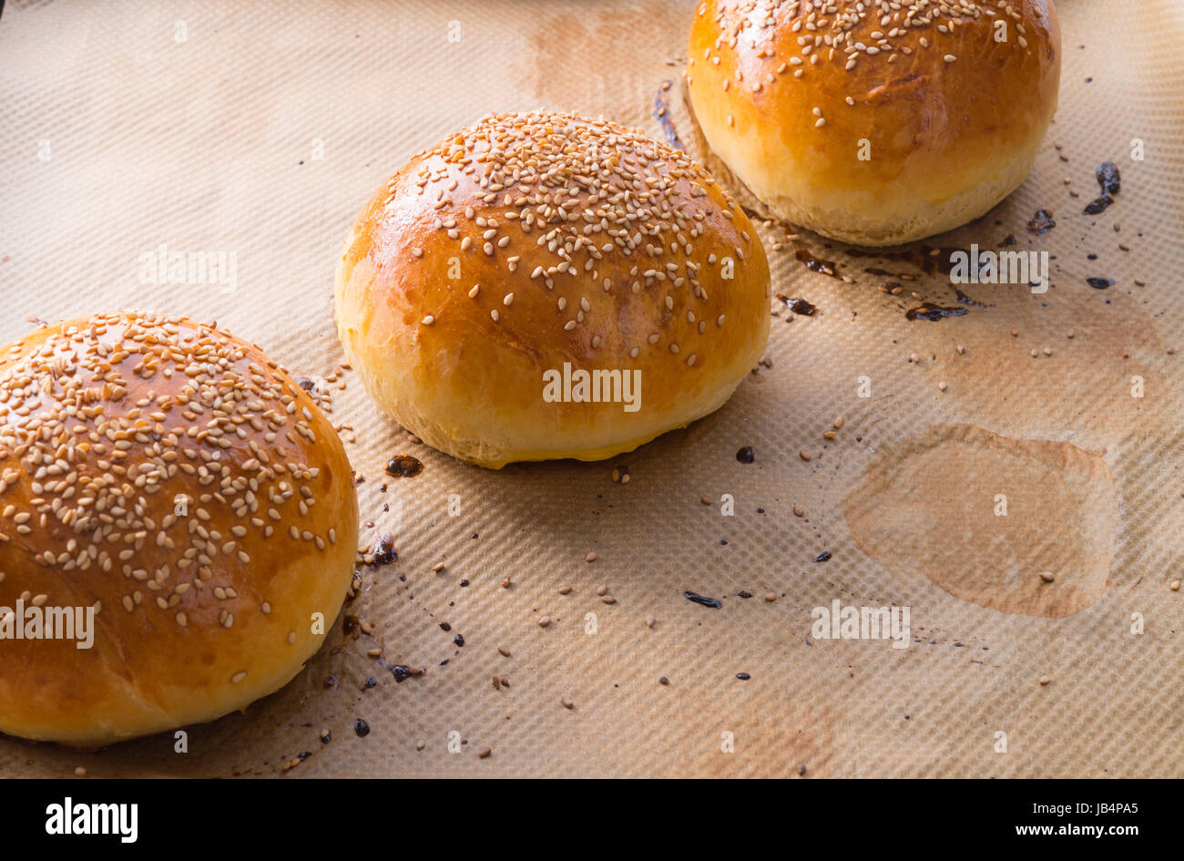 hamburger bread roll Stock Photo Alamy
