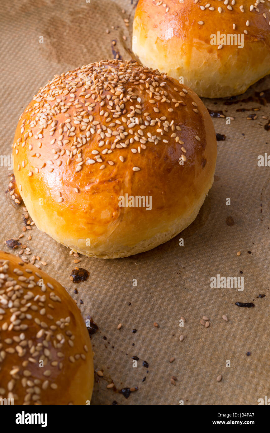 hamburger bread roll Stock Photo Alamy