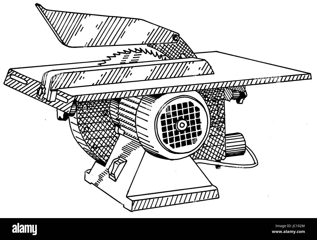 table circular saw Stock Photo Alamy