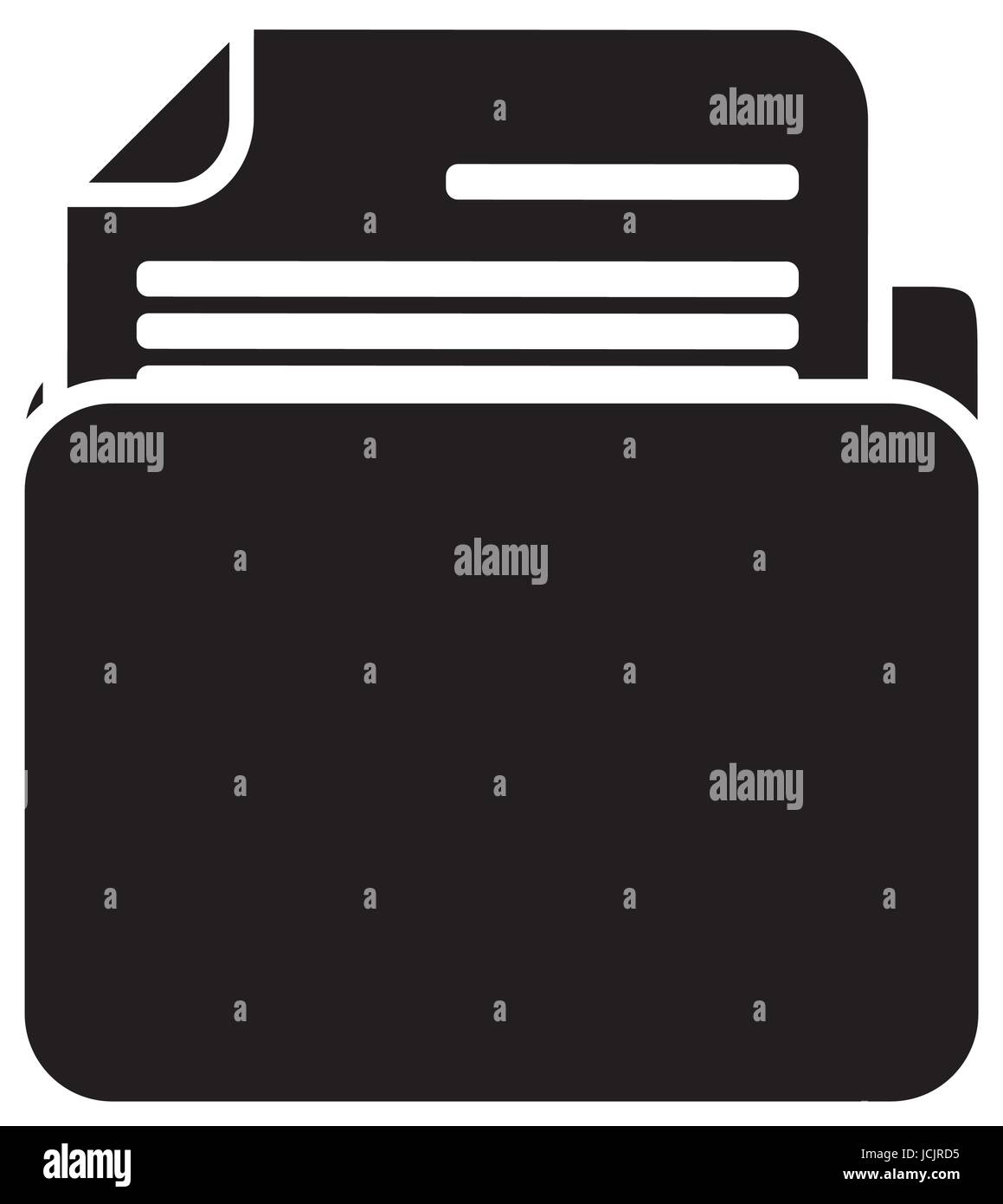 document folder icon Stock Vector Image & Art Alamy