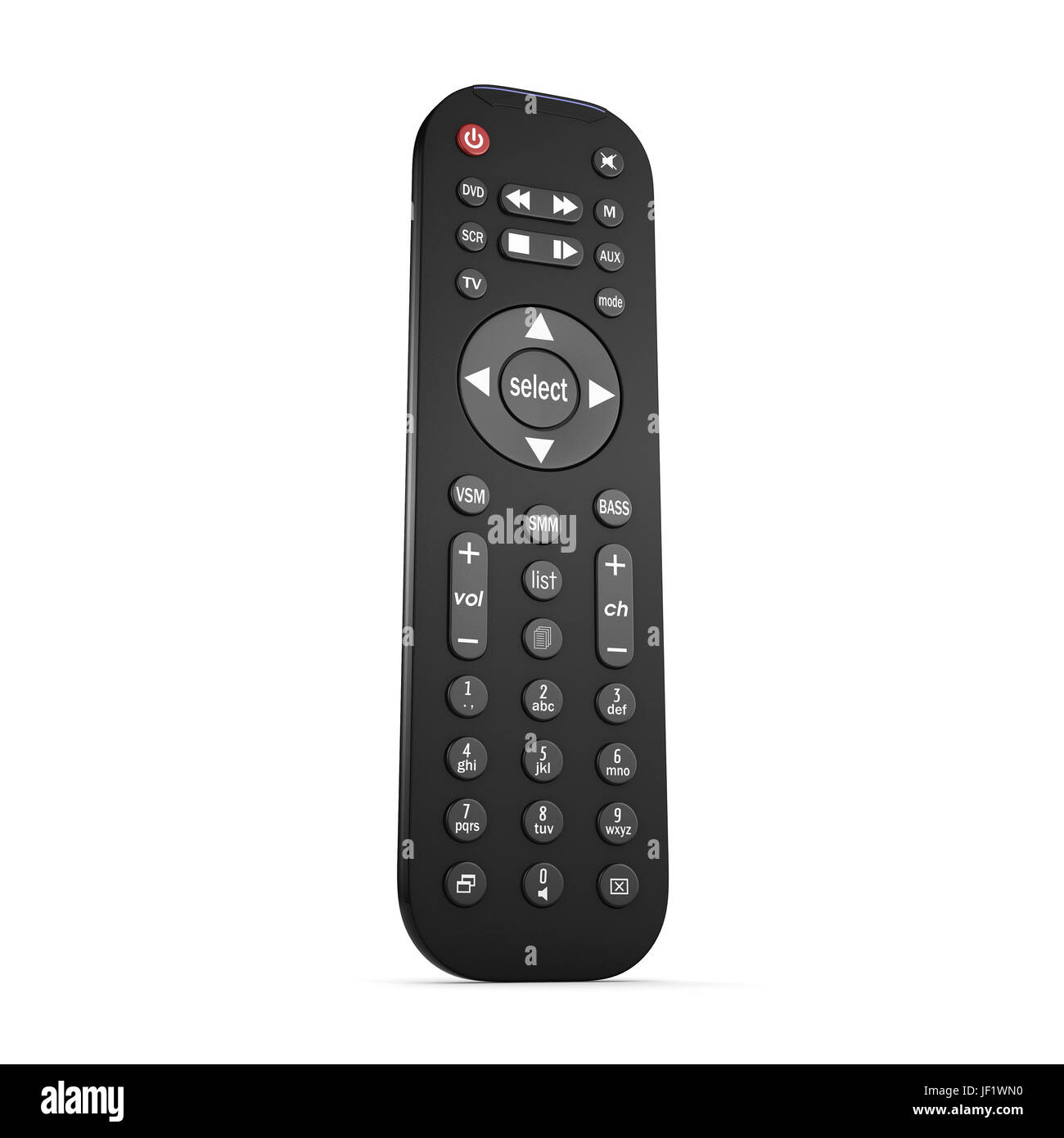 3D rendering TV Remote Stock Photo Alamy