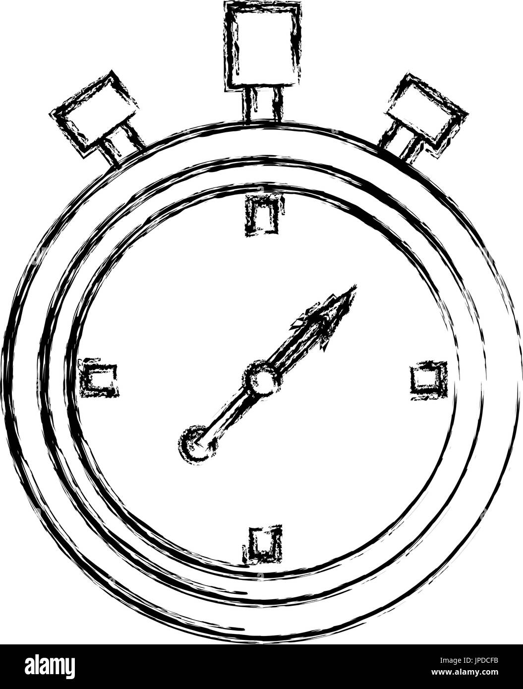 stopwatch chronometer timer countdown time sport Stock Vector Image