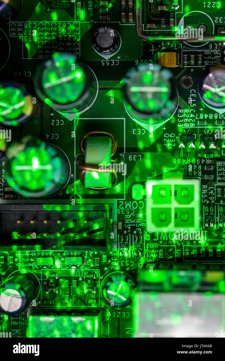Computer components. Technology Stock Photo Alamy