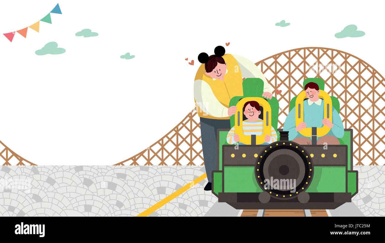 Roller Coaster Safety Stock Vector Images Alamy