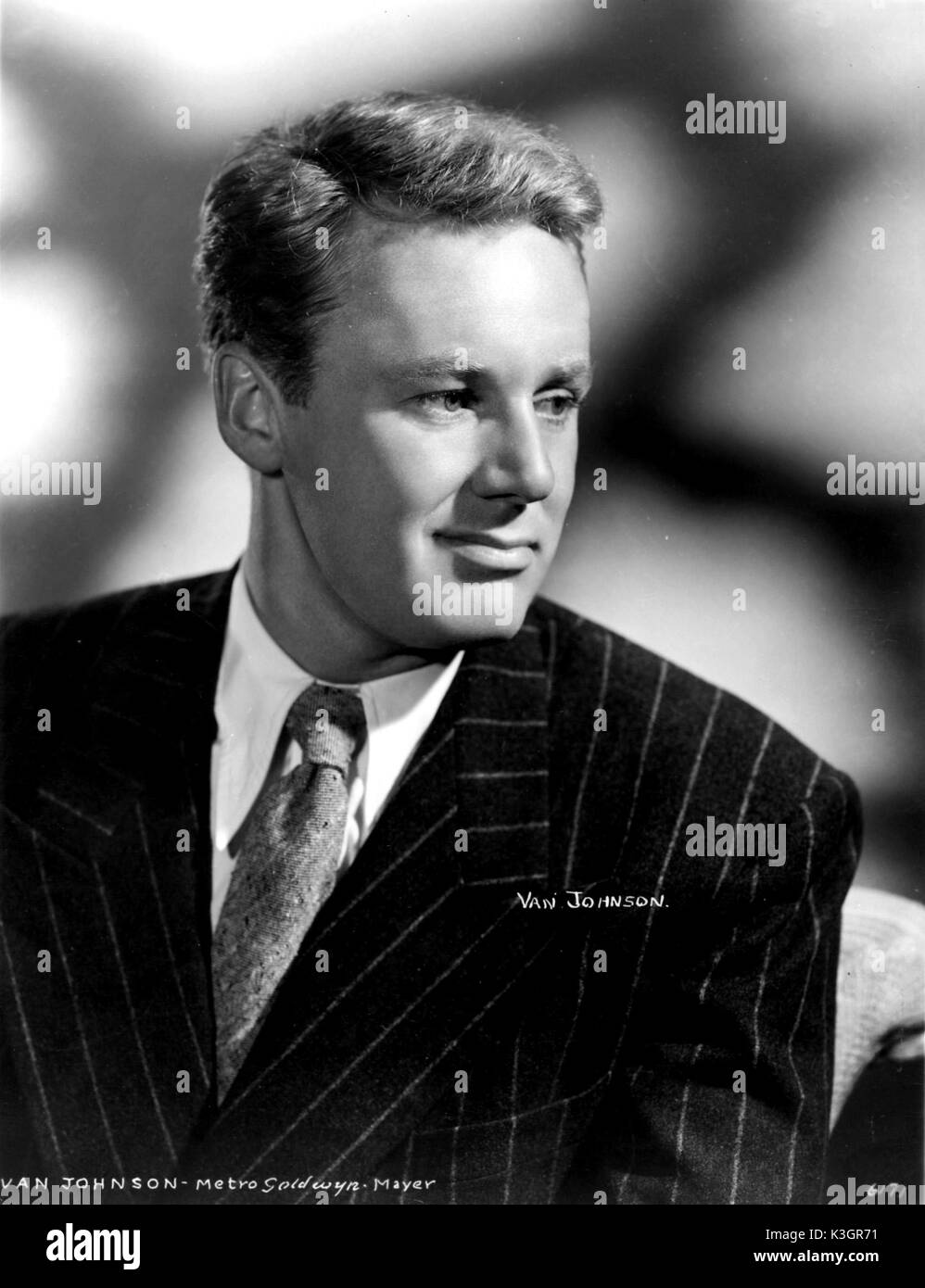VAN JOHNSON Actor Stock Photo Alamy