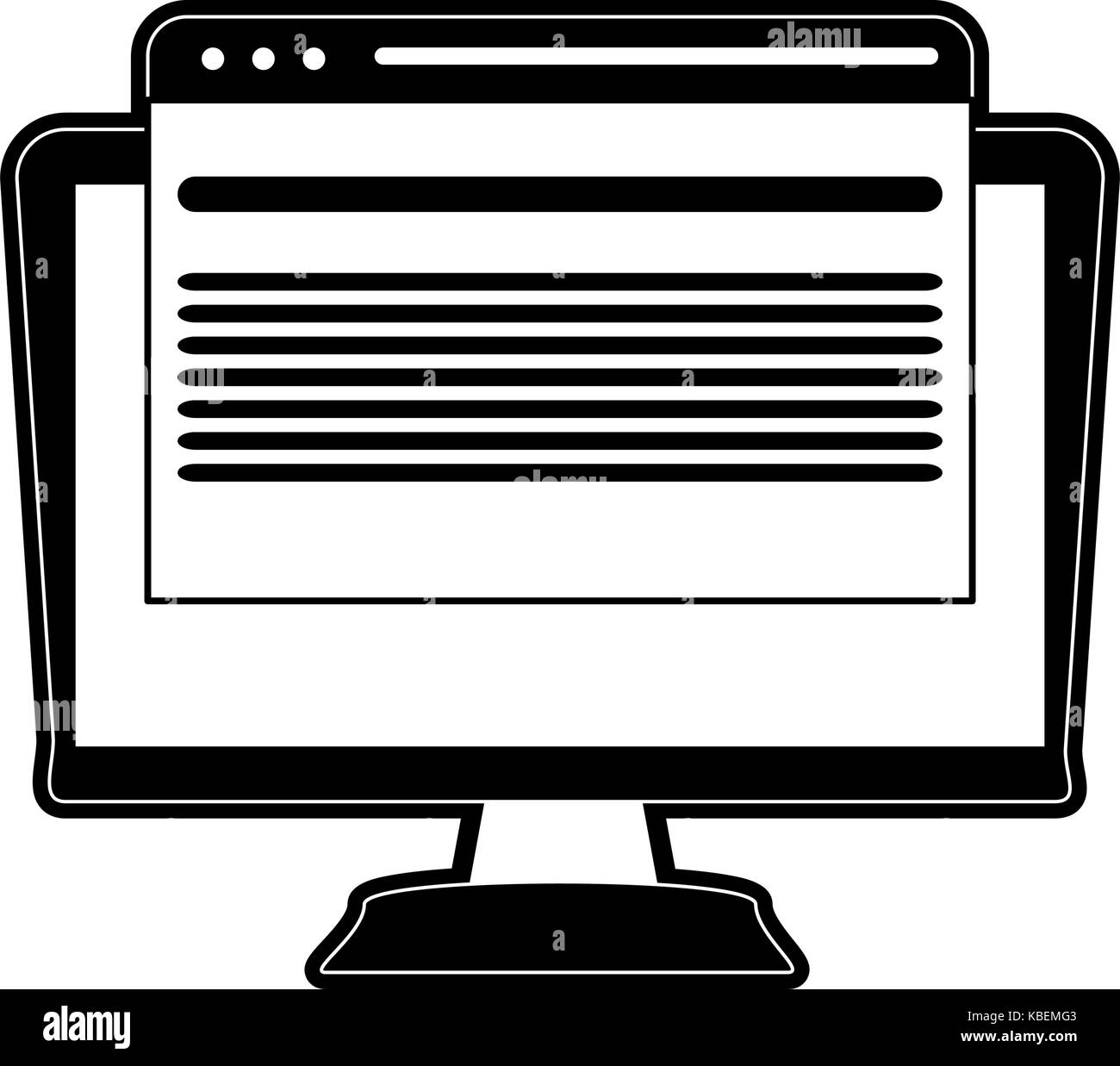 tab open on computer screen icon image Stock Vector Image & Art Alamy