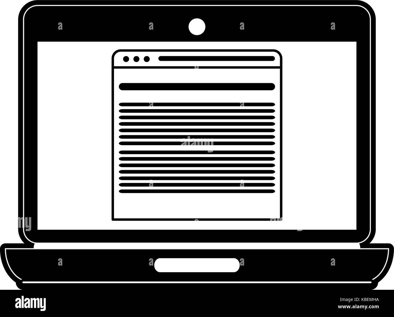 tab open on computer screen icon image Stock Vector Image & Art Alamy