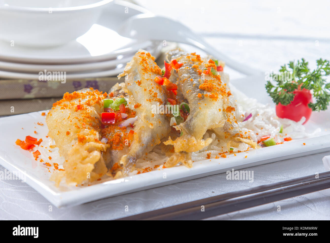 deep fried fish Stock Photo Alamy