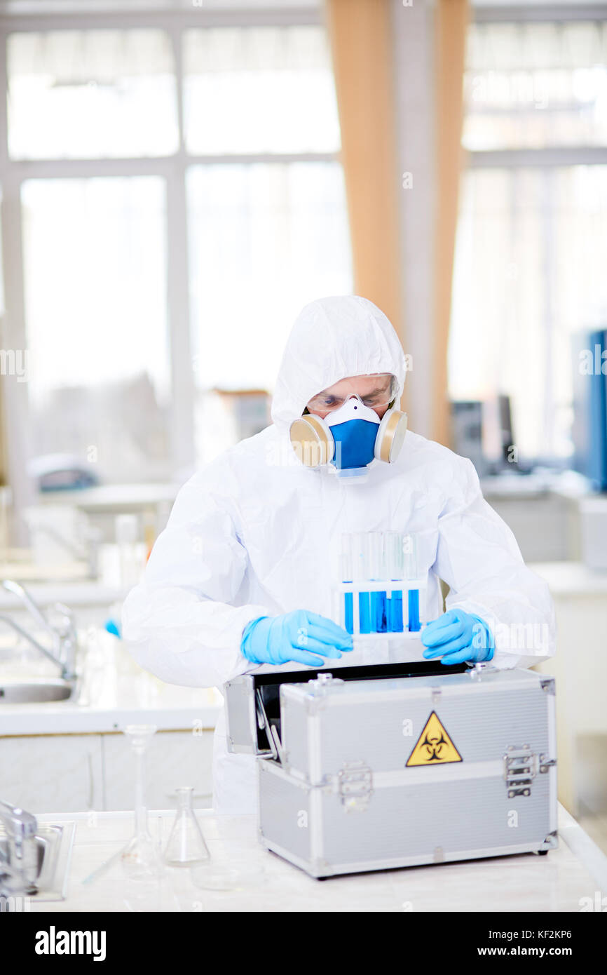 Working in lab Stock Photo Alamy