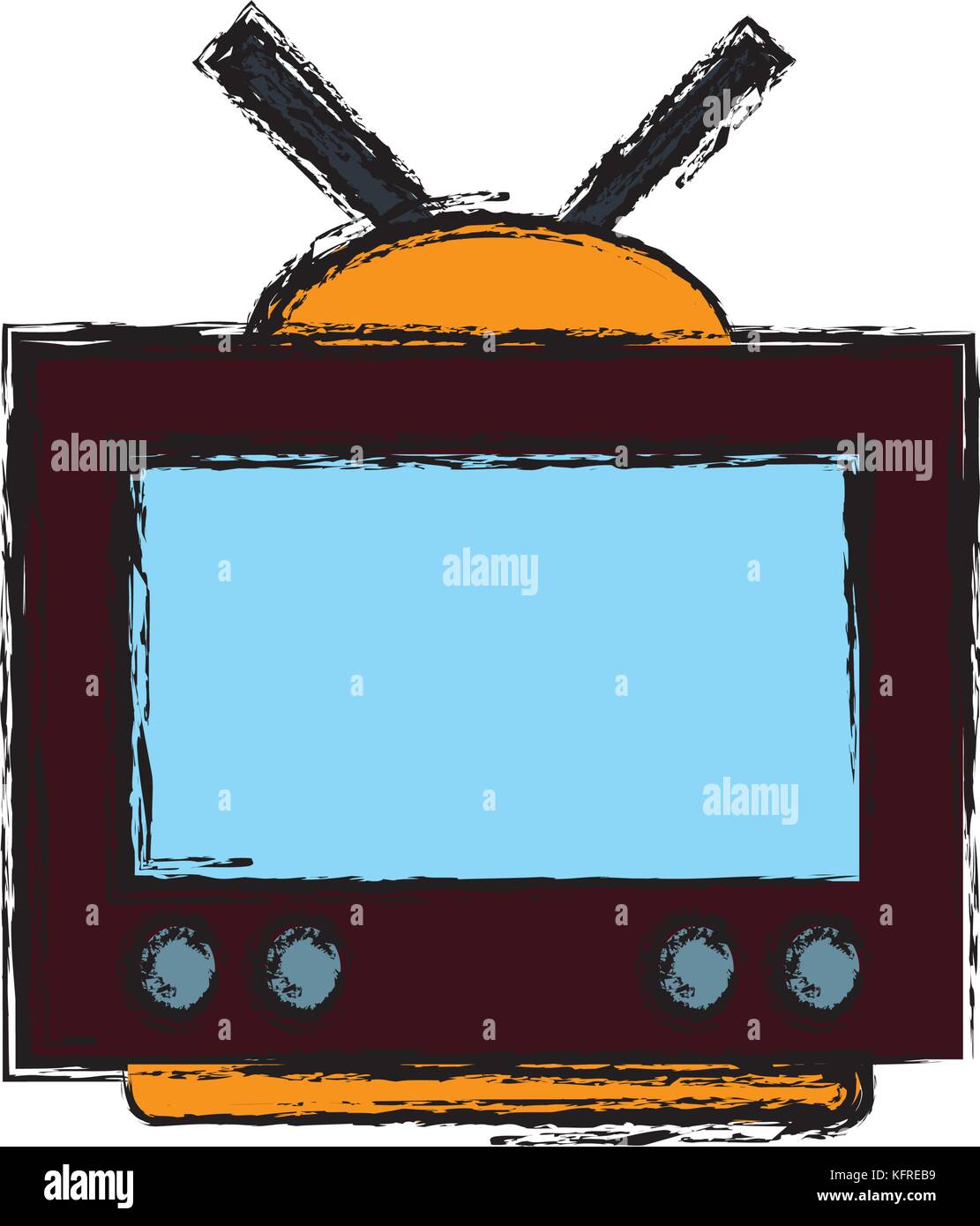 Old tv technology Stock Vector Image & Art Alamy
