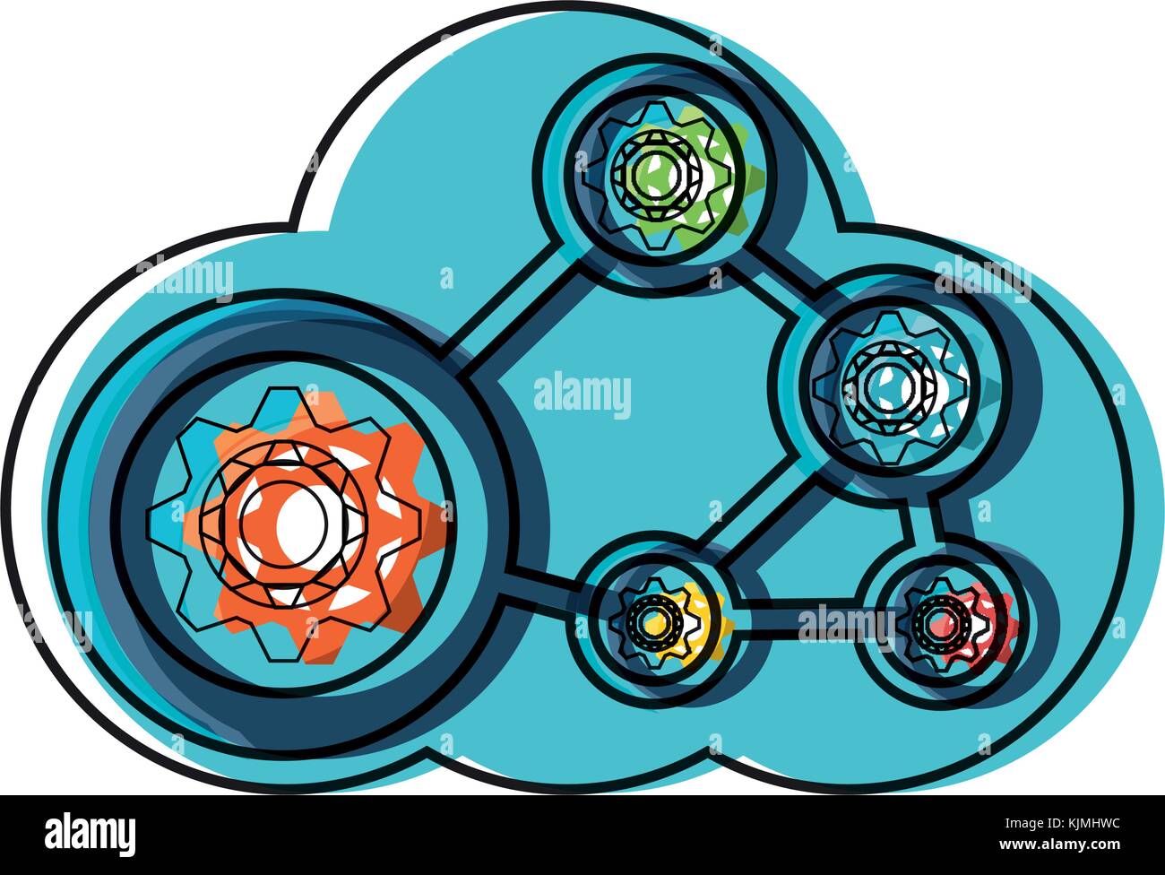 cloud storage design concept Stock Vector Image & Art Alamy