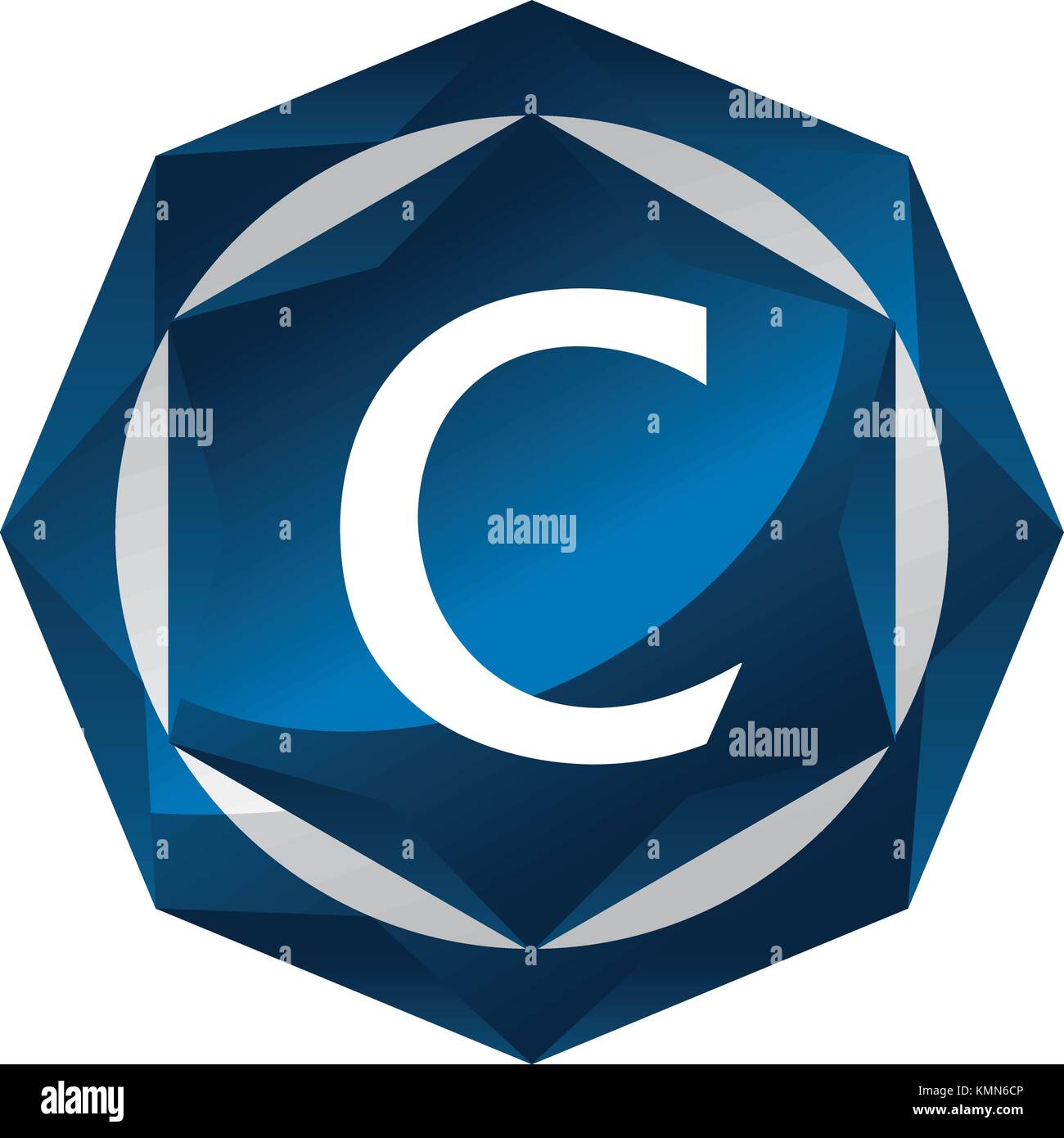 Modern Letter C Stock Vector Image & Art Alamy