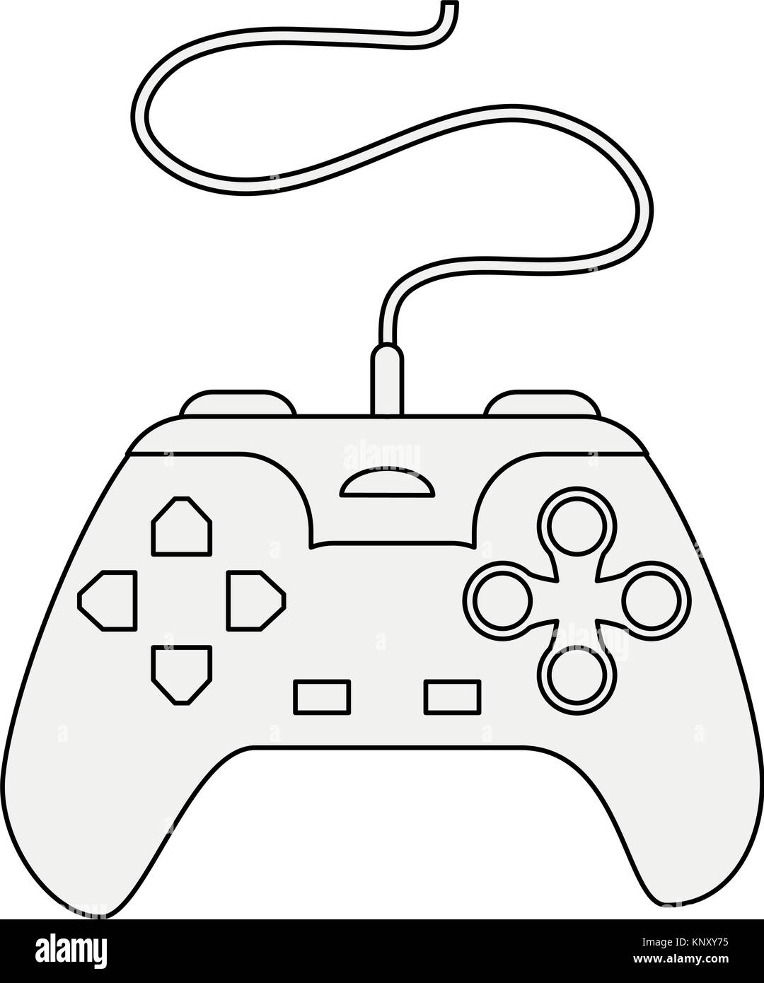Gamepad console controller Stock Vector Image & Art Alamy
