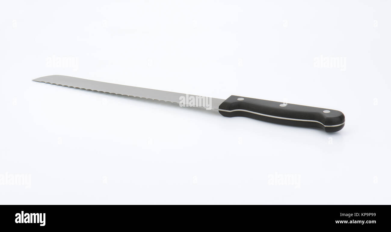 serrated bread knife Stock Photo Alamy