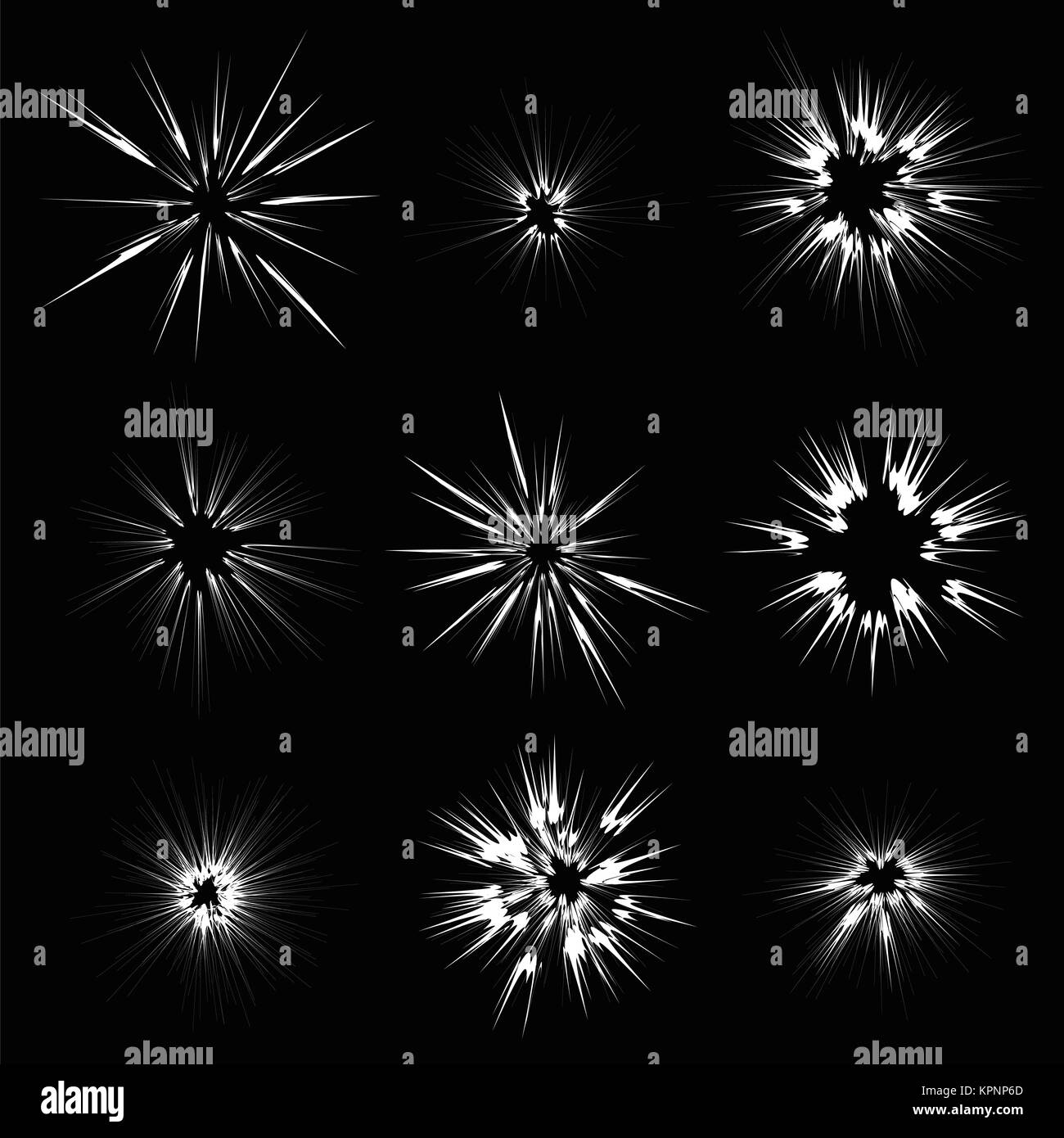 Explode Flash, Cartoon Explosion Stock Photo Alamy