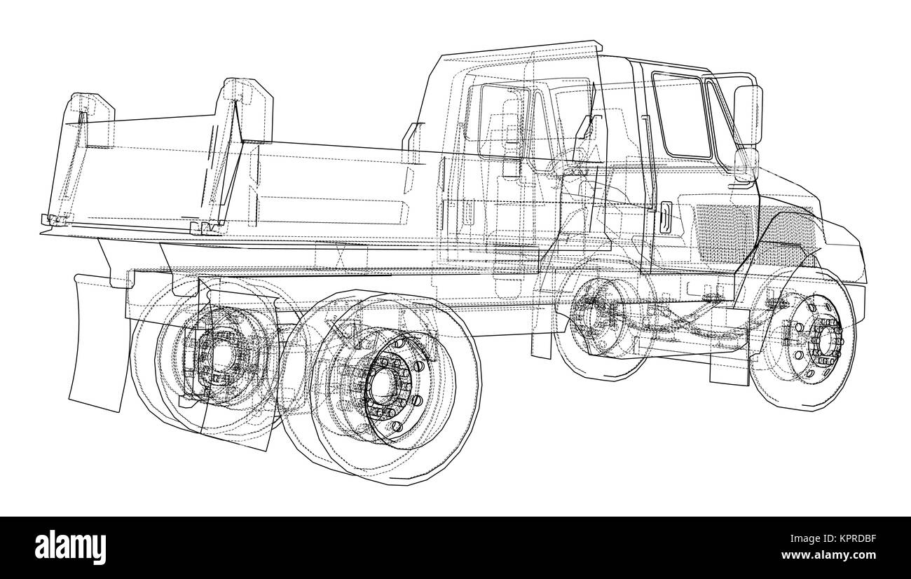 Dump truck. Vector Stock Vector Image & Art - Alamy